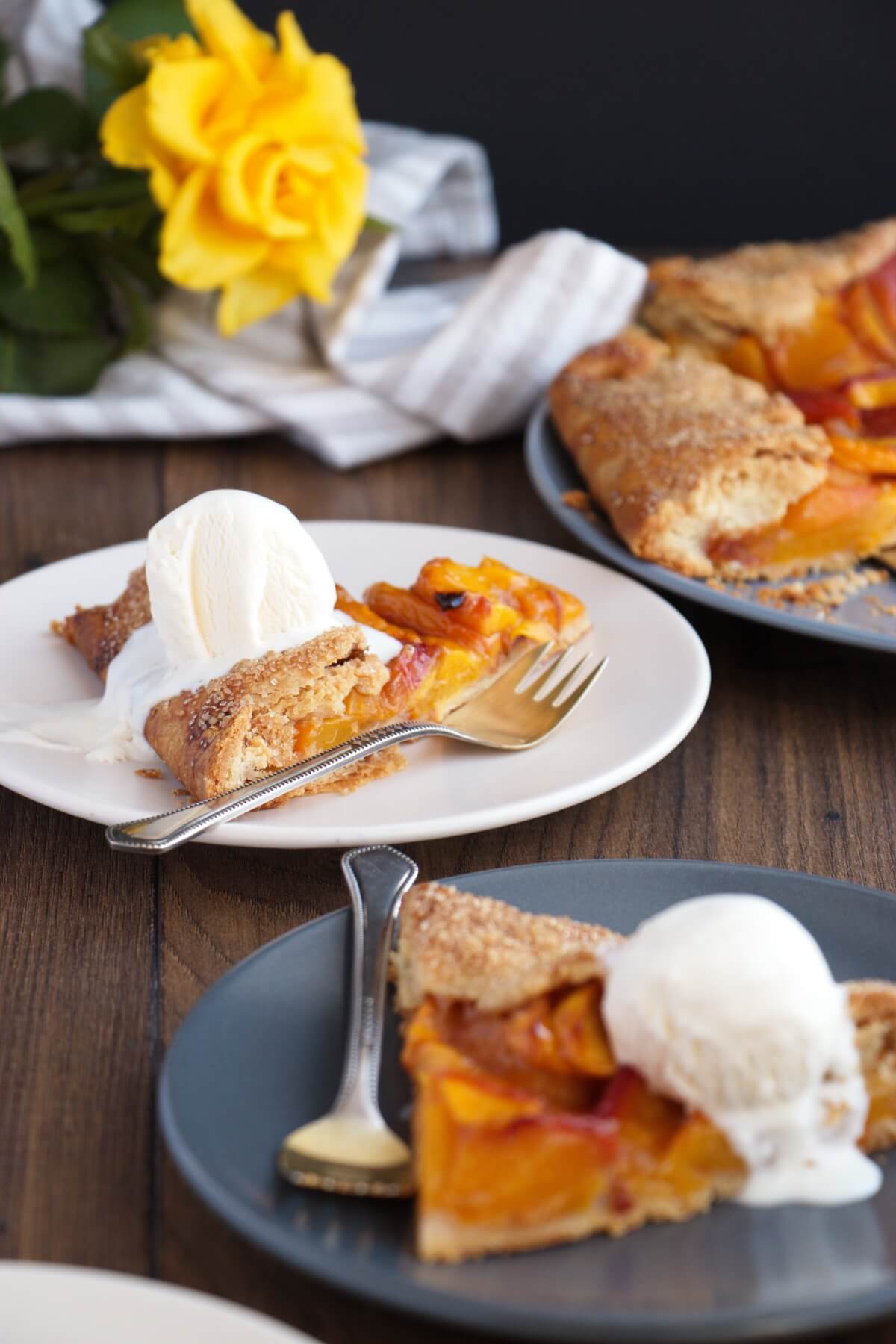 Fresh Peach Crostata Recipe Cookme Recipes 