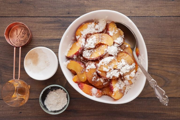 Step 3 - Fresh Peach Crostata
