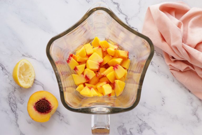 Step 1 - Peach Mousse