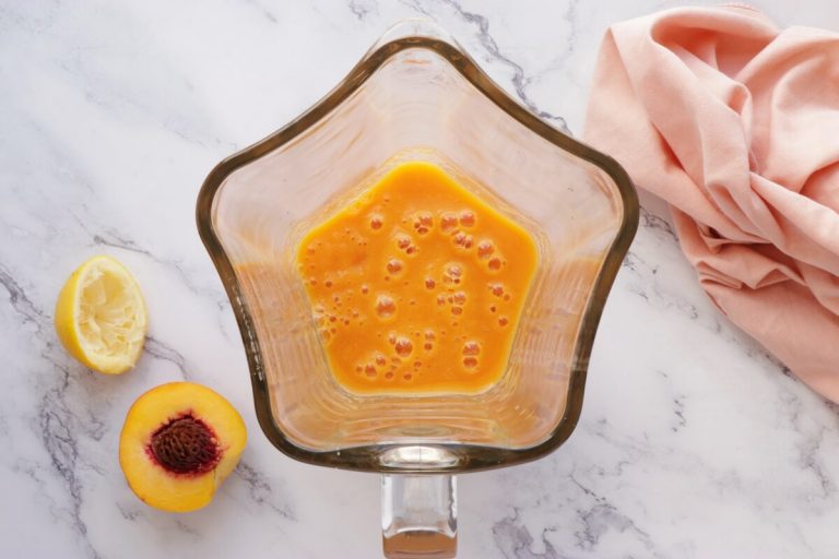 Step 1 - Peach Mousse