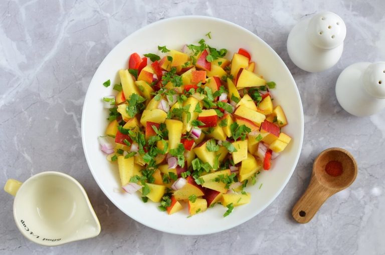 Step 2 - Peach and Nectarine Salsa