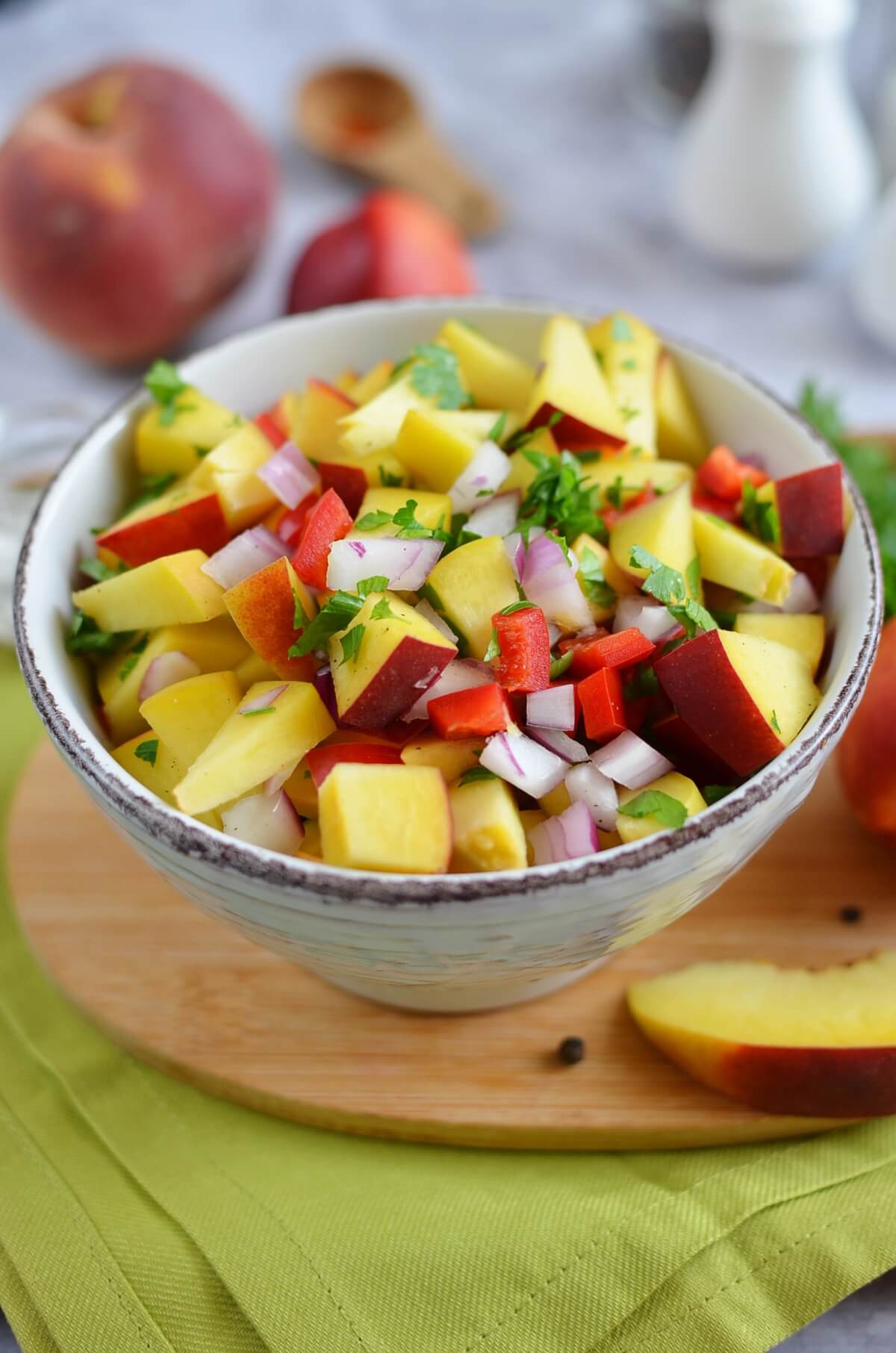Peach and Nectarine Salsa Recipe Cook.me Recipes
