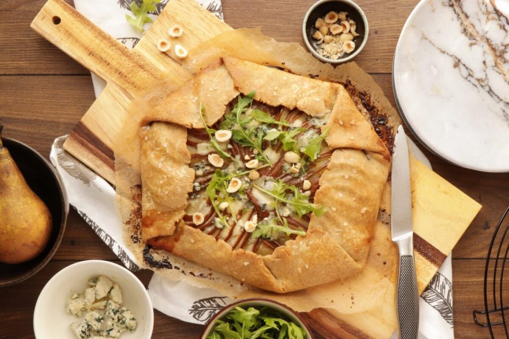How to serve Pear and Blue Cheese Savory Galette