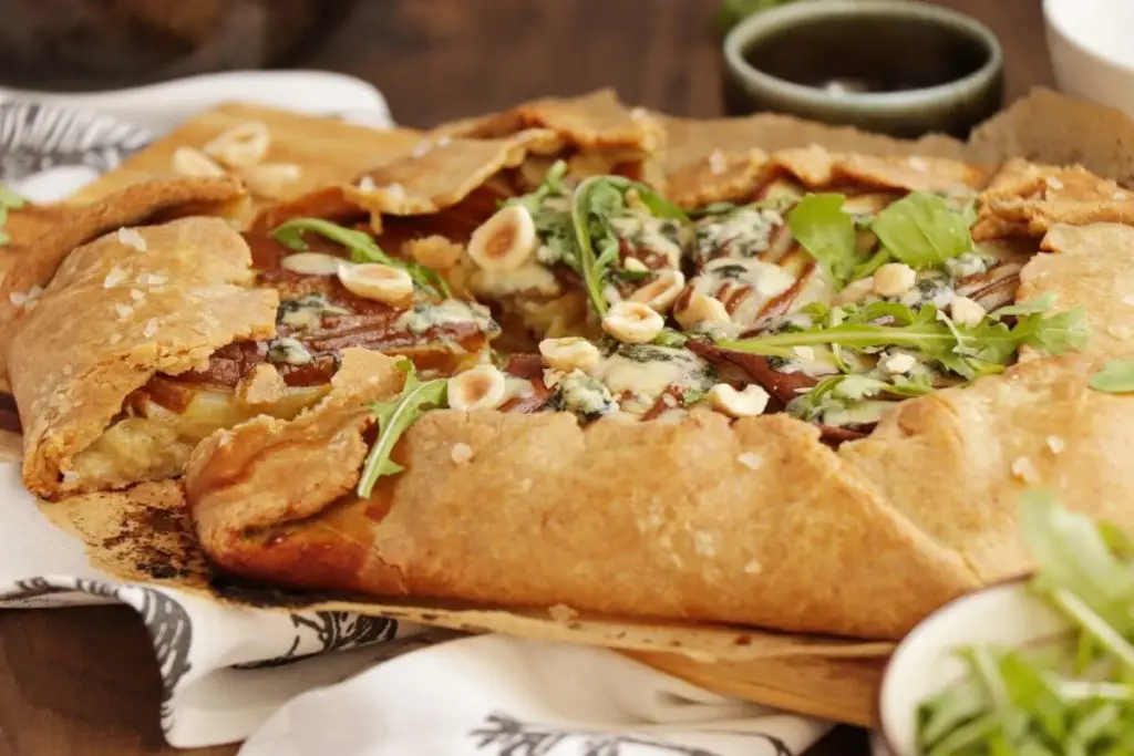 Pear and Blue Cheese Savory Galette