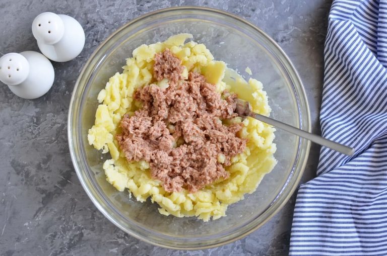 Step 2 - Potato and Tuna Patties