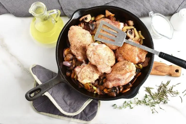 Step 4 - Quick One Pan Coq Au Vin Blanc