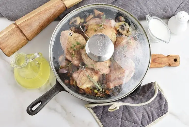 Step 5 - Quick One Pan Coq Au Vin Blanc