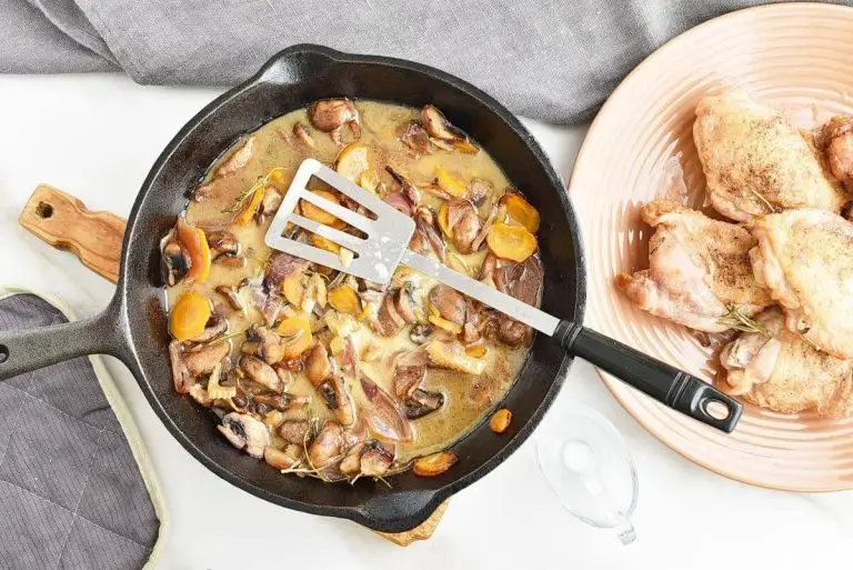 Step 6 - Quick One Pan Coq Au Vin Blanc