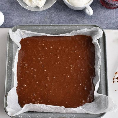Raspberry Brownie Cheesecake Trifles recipe - step 3
