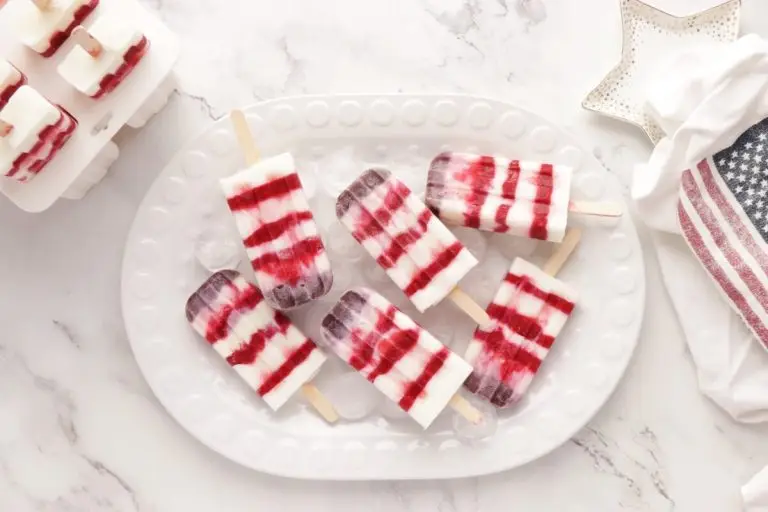 Step 7 - Red White and Blueberry Popsicles