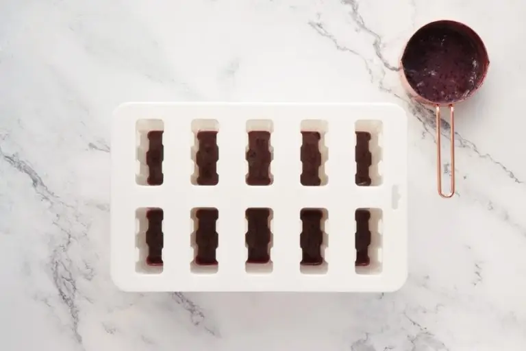 Step 3 - Red White and Blueberry Popsicles