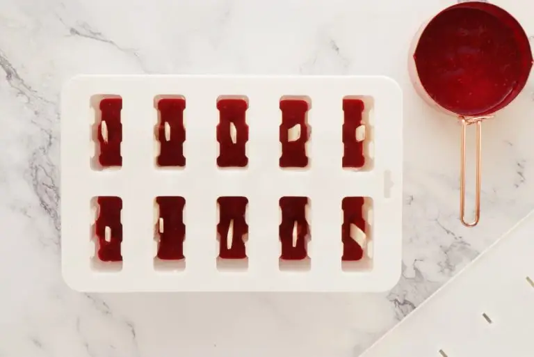 Step 5 - Red White and Blueberry Popsicles