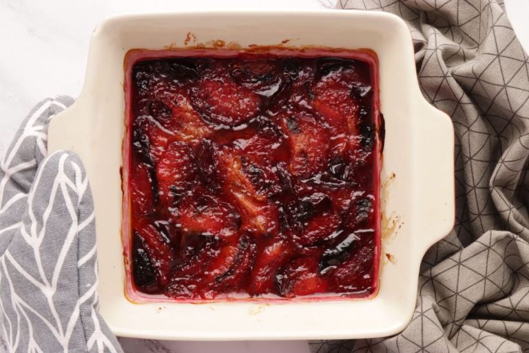 Step 3 - Roasted Plum Breakfast Parfaits