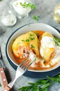 Romanian Stuffed Peppers (Ardei Umpluti)
