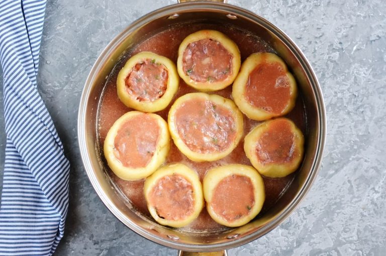 Step 5 - Romanian Stuffed Peppers (Ardei Umpluti)