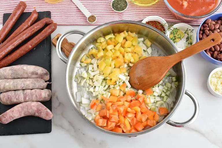 Step 2 - Sausage & Bean Casserole