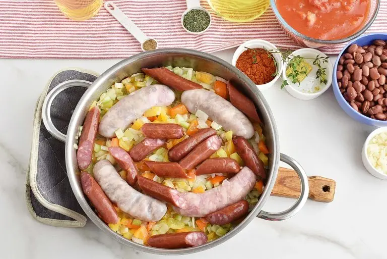Step 3 - Sausage & Bean Casserole