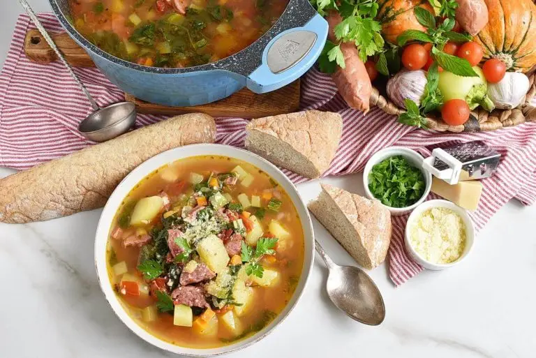 Step 8 - Smoked Sausage and Vegetable Soup