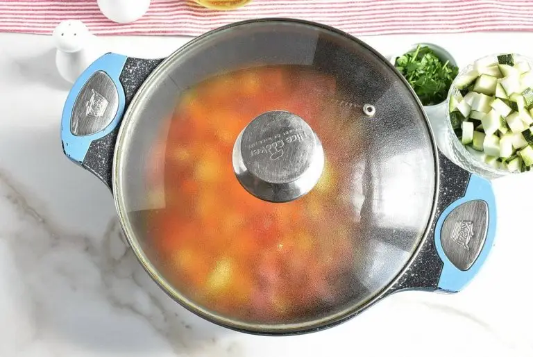 Step 5 - Smoked Sausage and Vegetable Soup