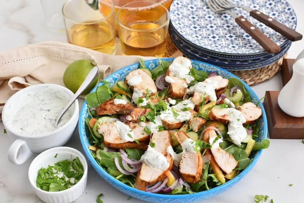 Spicy Grilled Chicken Salad