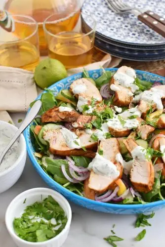 Spicy Grilled Chicken Salad