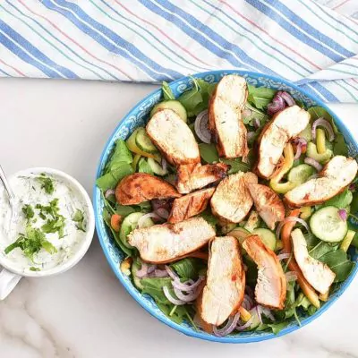 Spicy Grilled Chicken Salad recipe - step 6
