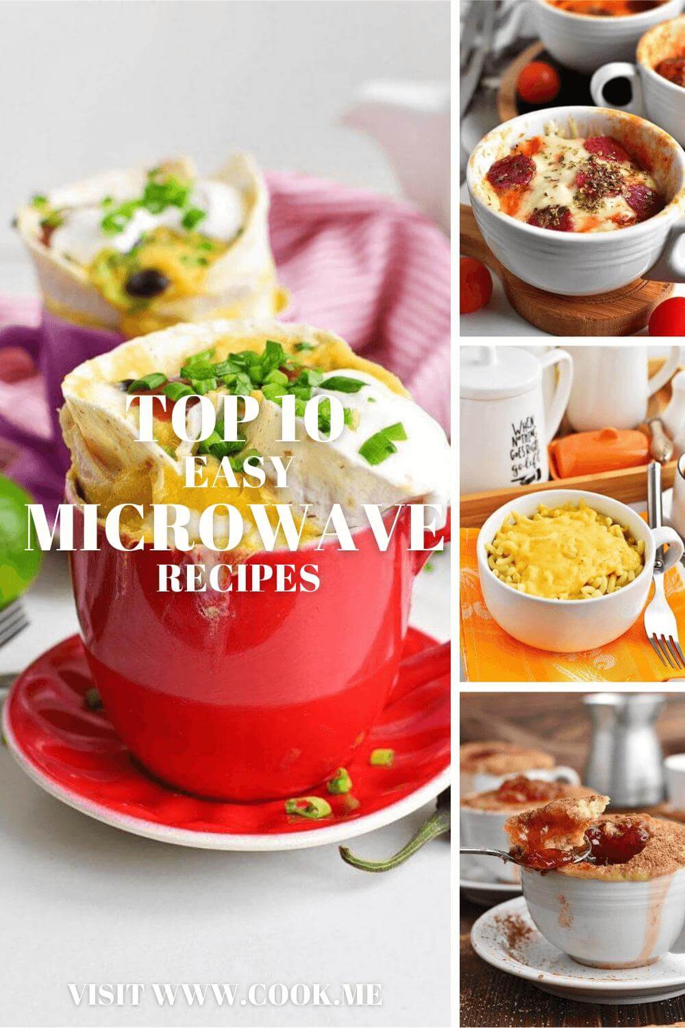 TOP 10 Easy Microwave Recipes - Cook.me Recipes