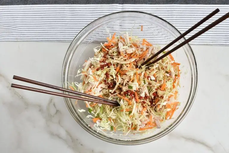 Step 5 - Thai Chicken Salad Wonton Cups