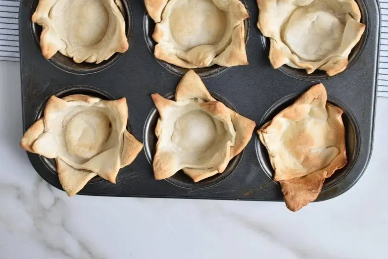 Step 3 - Thai Chicken Salad Wonton Cups