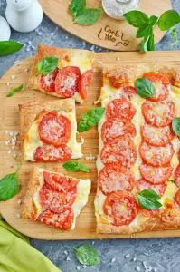 Tomato Tart with Three Cheeses