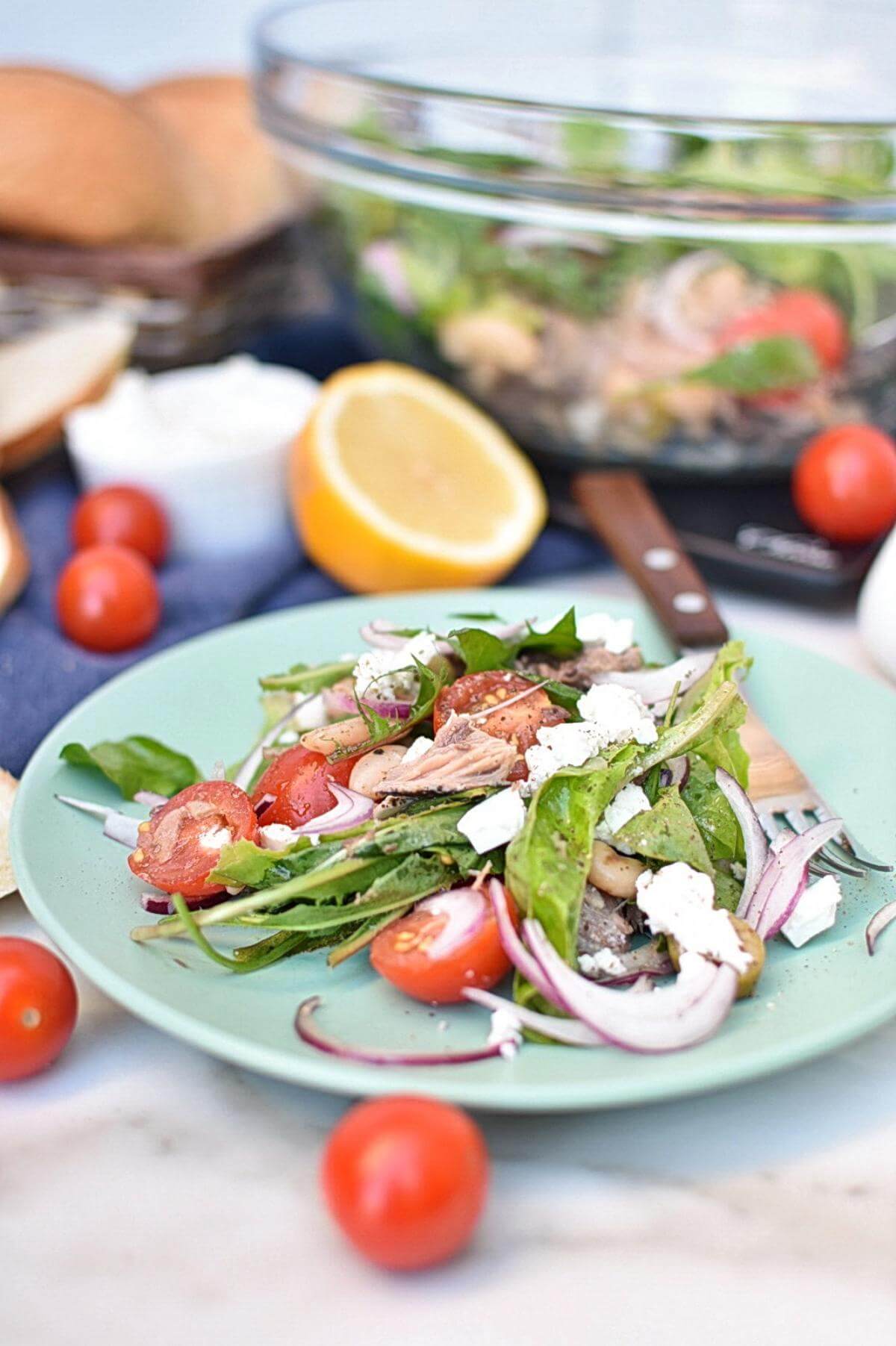 Tuscan Tuna and White Bean Salad Recipe Cook.me Recipes