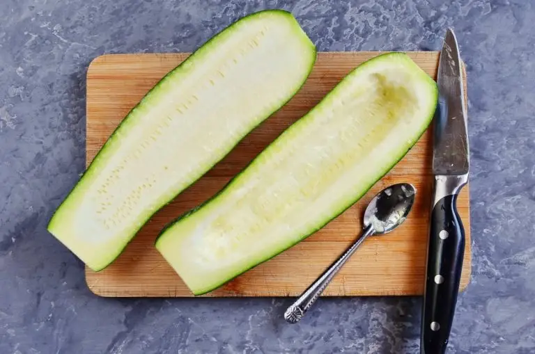 Step 2 - Low Carb White Pizza Stuffed Zucchini Boats