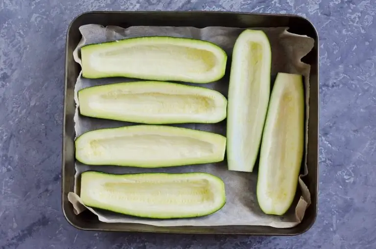 Step 2 - Low Carb White Pizza Stuffed Zucchini Boats