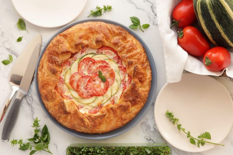 Step 7 - Zucchini, Tomato and Mozzarella Tart