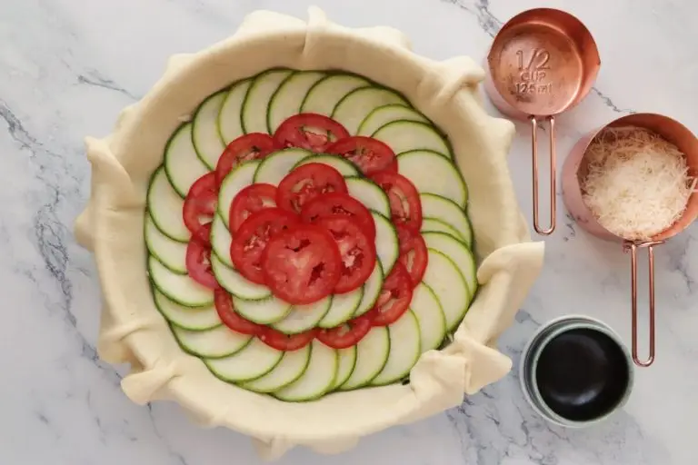 Step 3 - Zucchini, Tomato and Mozzarella Tart