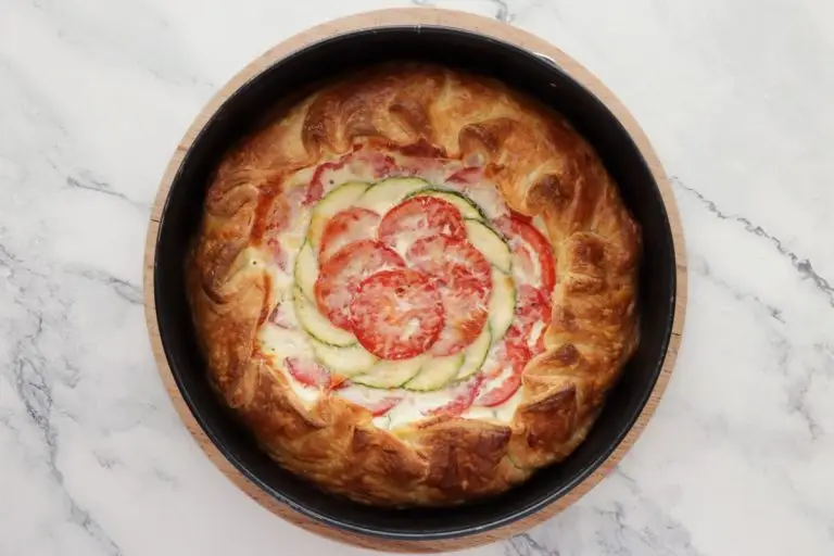 Step 6 - Zucchini, Tomato and Mozzarella Tart