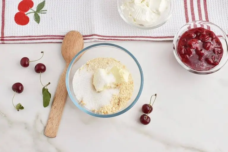 Step 1 - Cherry Cheesecake Dessert Jar