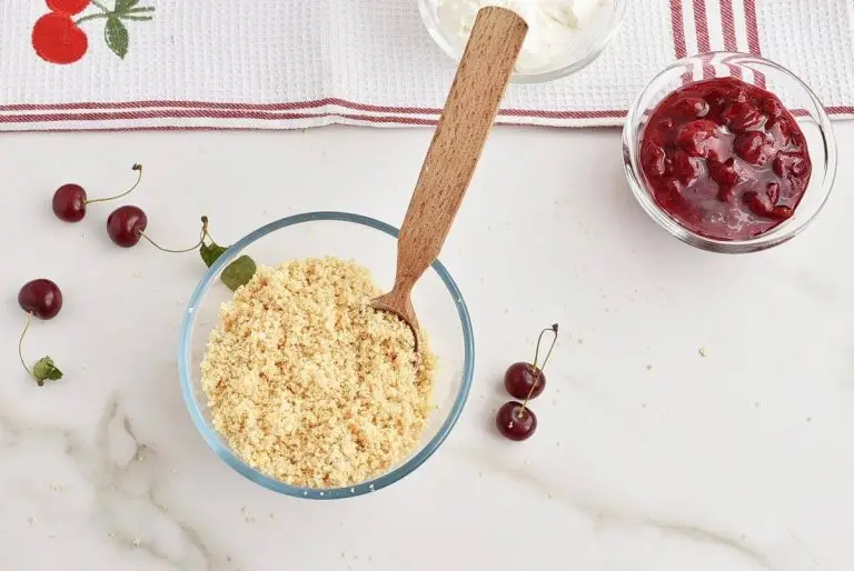 Step 1 - Cherry Cheesecake Dessert Jar