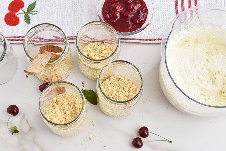 Step 3 - Cherry Cheesecake Dessert Jar