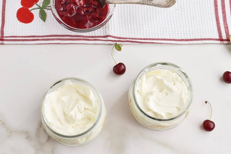 Step 4 - Cherry Cheesecake Dessert Jar
