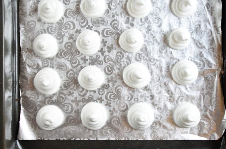 Step 6 - Almond Meringue Ghost Cookies
