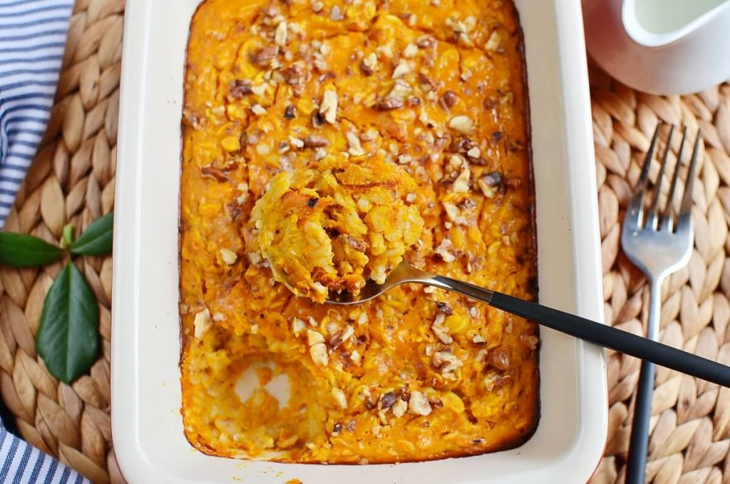 How to serve Baked Pumpkin Oatmeal