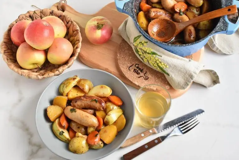Step 8 - Cider, Apple and Sausage Casserole