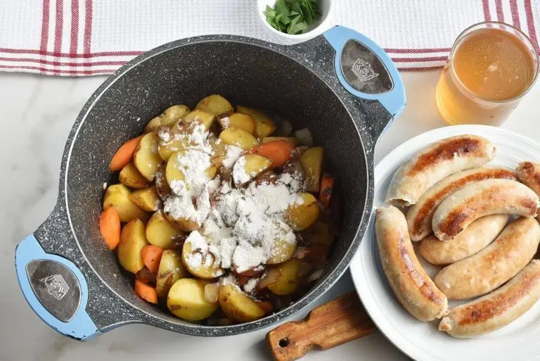 Step 5 - Cider, Apple and Sausage Casserole