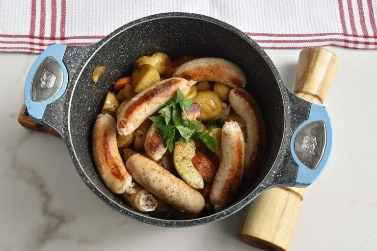 Step 6 - Cider, Apple and Sausage Casserole