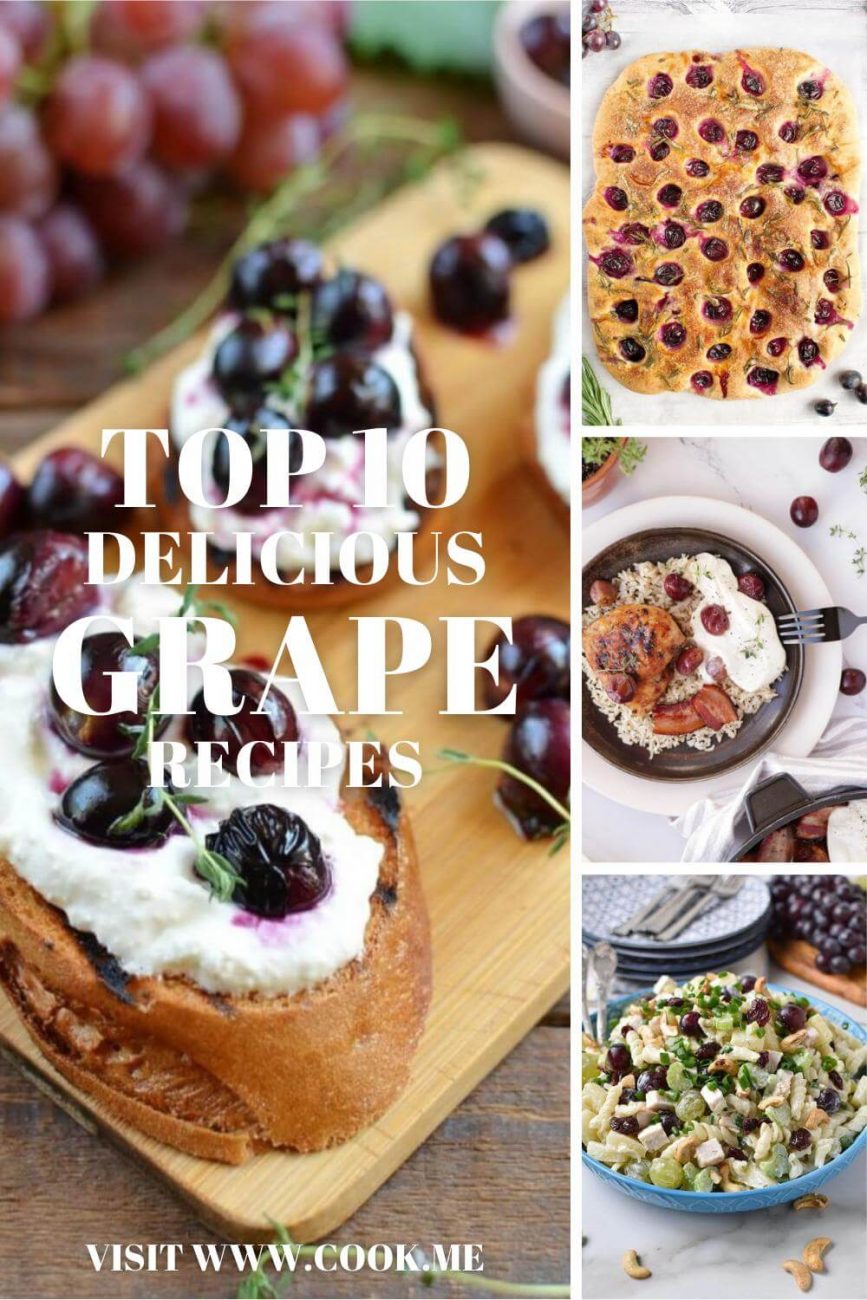 Delicious Grape Recipes - Unexpected Recipes for Grapes - Gorgeous Grape Recipes