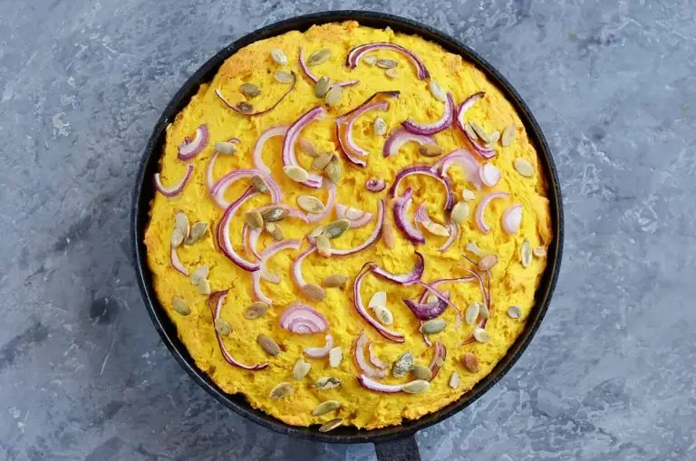 Step 7 - Double Pumpkin Cornbread with Red Onion