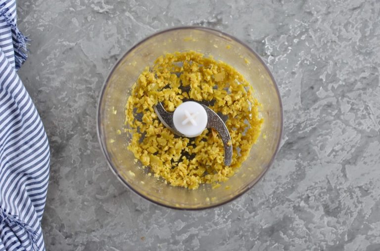 Step 1 - Eggs Mimosa with Olive Paste