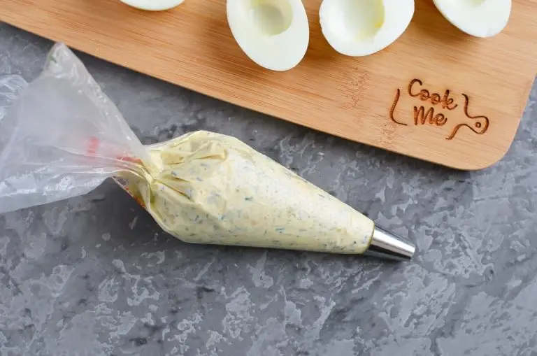 Step 5 - Eggs Mimosa with Olive Paste