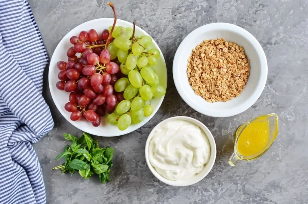 Ingredients for Grape Parfait